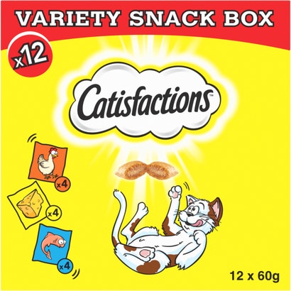 Variety Snack Box Friandises au poulet au fromage au saumon pour chats adultes et chaton - brand image